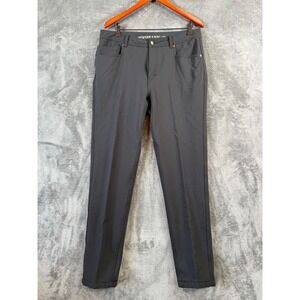 Western Rise Diversion Pants Mens 36 34x33 Gray 5-Pocket Stretch Nylon